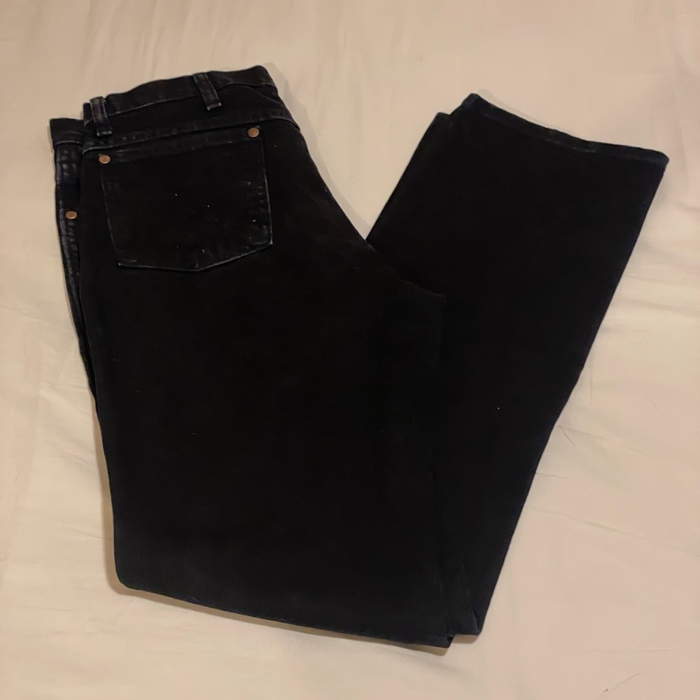 Wrangler Black Slim Fit Jeans